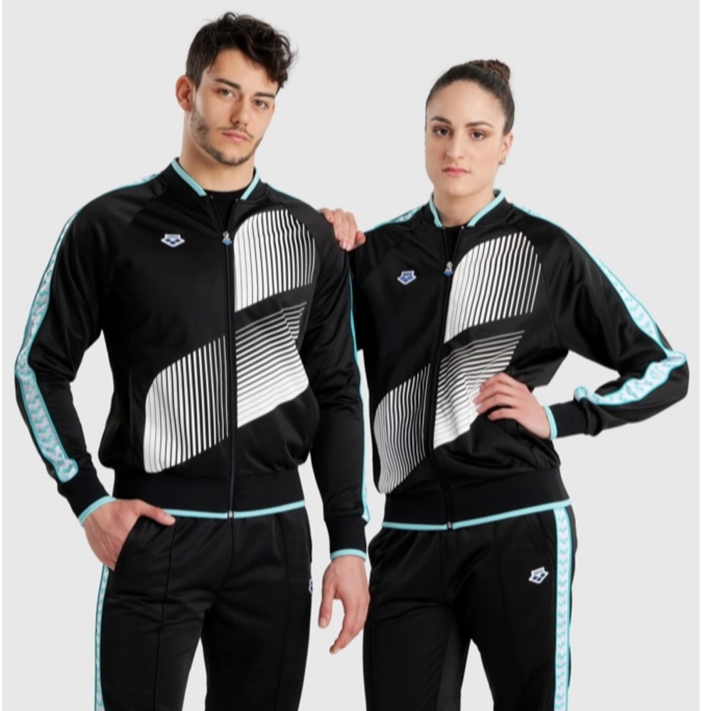 Arena DIAMONDS RELAX IV slim fit Unisex Full zip jacket Men’s L/ Women’s XL
